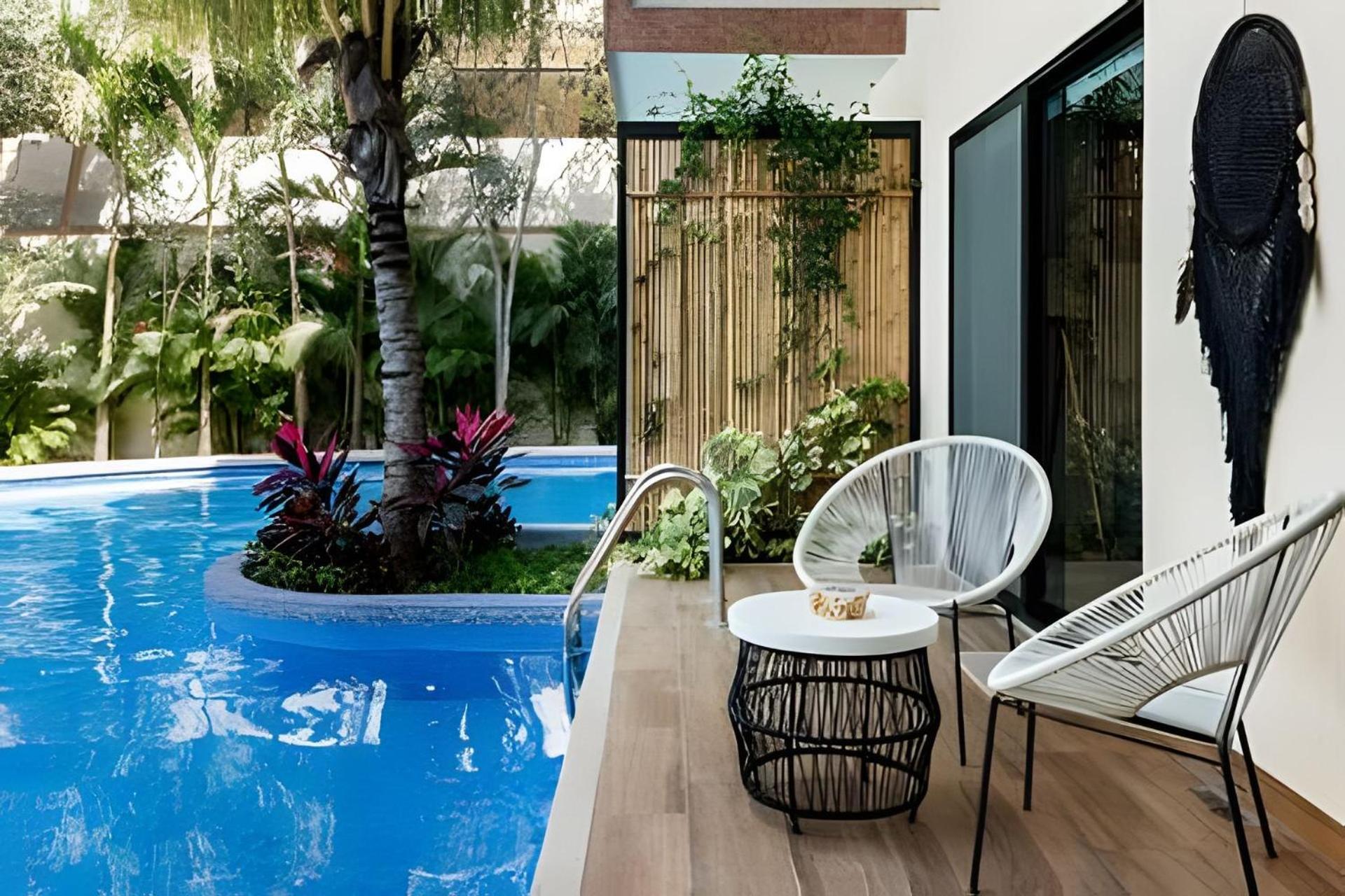 Casa De Lujo Ka'An Maya Acceso Swimup A La Piscina Tulum Pueblo Buitenkant foto