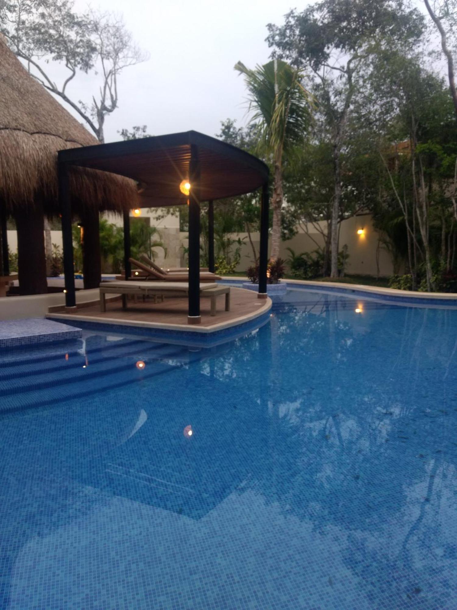 Casa De Lujo Ka'An Maya Acceso Swimup A La Piscina Tulum Pueblo Buitenkant foto